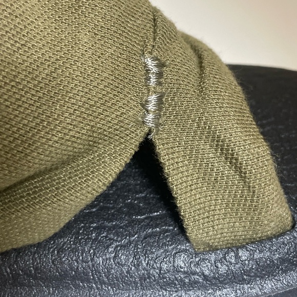 Sanuk Capri Olive & Black Cushion Sole Slide Sandals Women’s Size 8 EUC - Picture 8 of 10